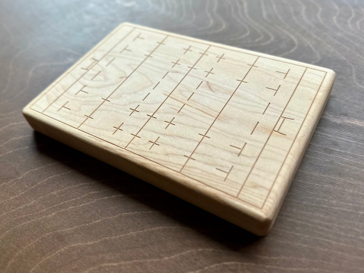 Plateau en bois dur en forme de pomme | Érable | Cerise | Noyer | Plateau fourre-tout | Plateau