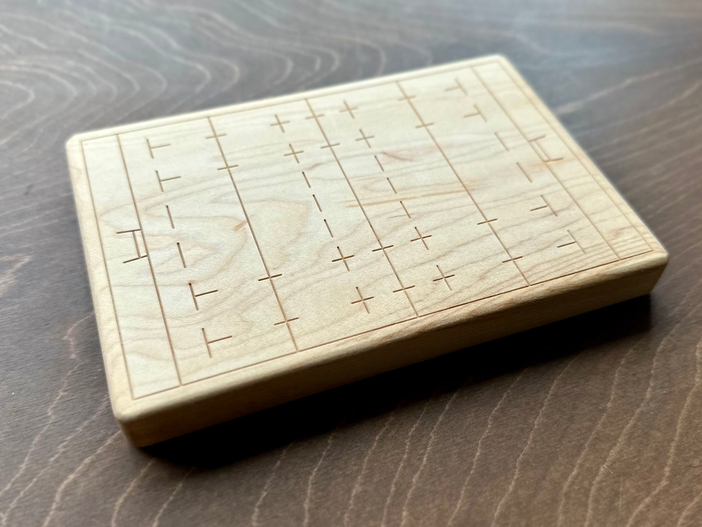 Plateau en bois dur en forme de pomme | Érable | Cerise | Noyer | Plateau fourre-tout | Plateau