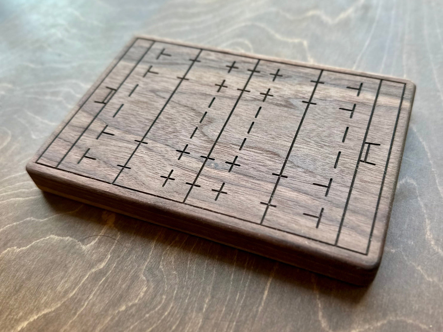 Rugby Union Pitch Shape Hardwood | Trivet | Catchall Tray | Serving Board | Charcuterie | Personalized | Maple | Cherry | Walnut | Logo