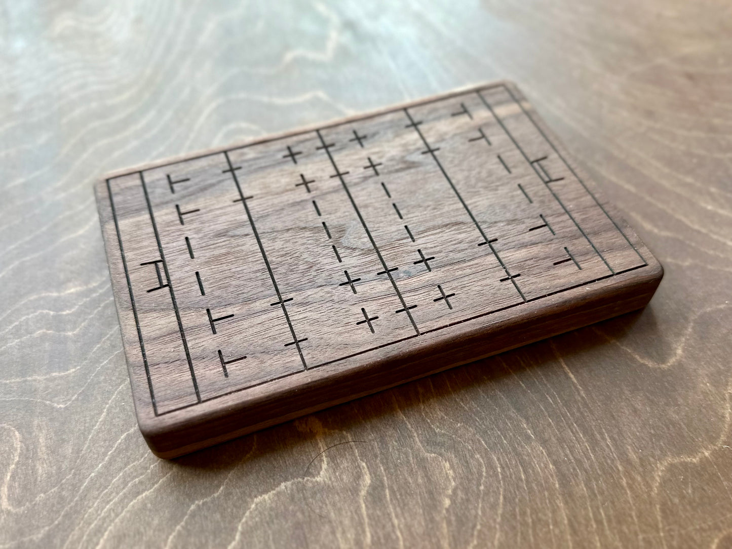 Plateau en bois dur en forme de pomme | Érable | Cerise | Noyer | Plateau fourre-tout | Plateau