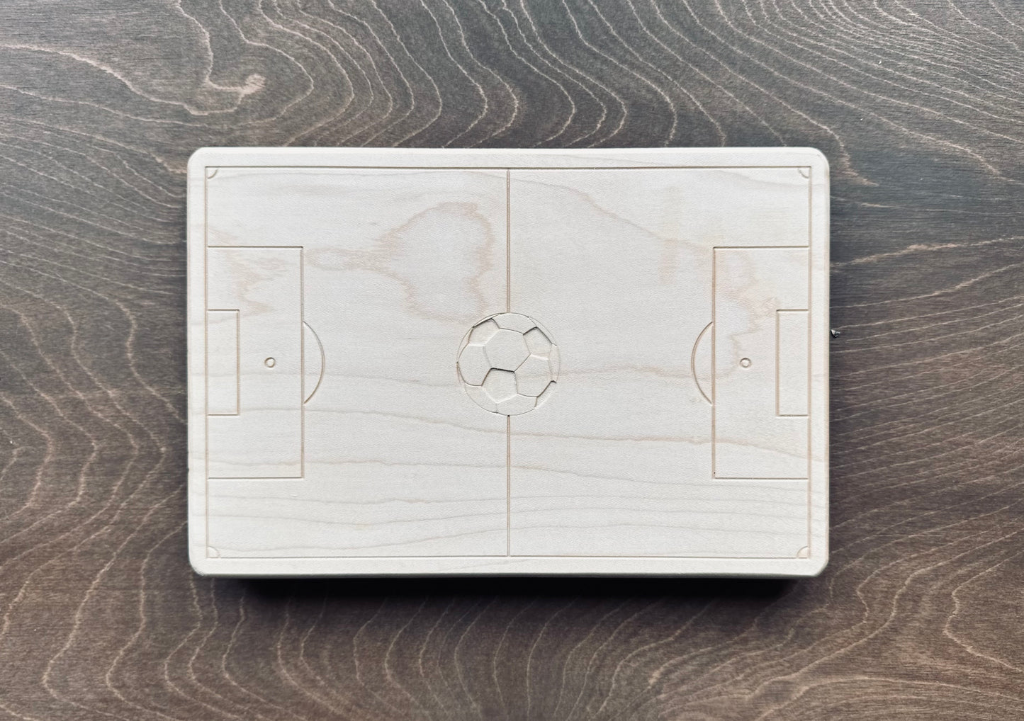 Soccer Field Charcuterie Board | Cutting Board | Serving Cheese Board | Own Logo | Maple | Cherry | Walnut | Custom | Personalized