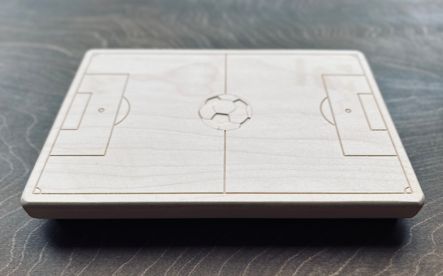 Soccer Field Charcuterie Board | Cutting Board | Serving Cheese Board | Own Logo | Maple | Cherry | Walnut | Custom | Personalized