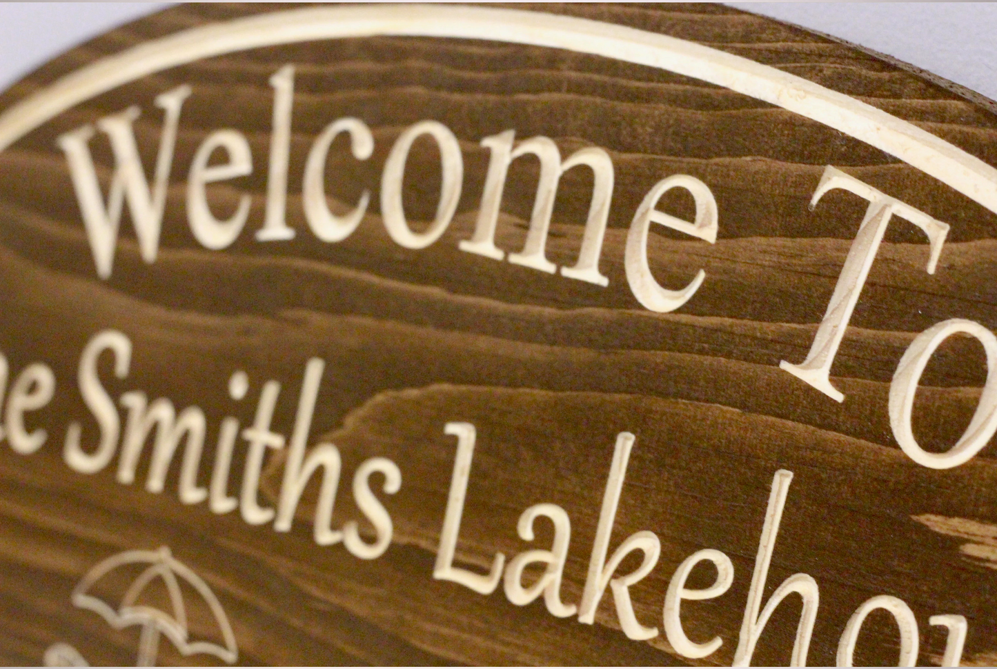 Personalized Wood Sign | Carved | Cottage | House | Camp | Farm | Cabin | Lake | Beach | Garden | Number | Backyard | Patio | Pool