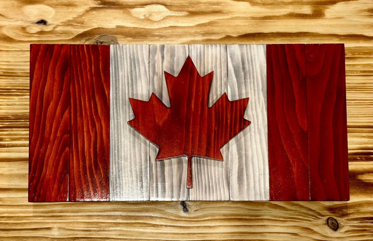 Petits drapeaux du Canada en bois 3D - Prêts à expédier