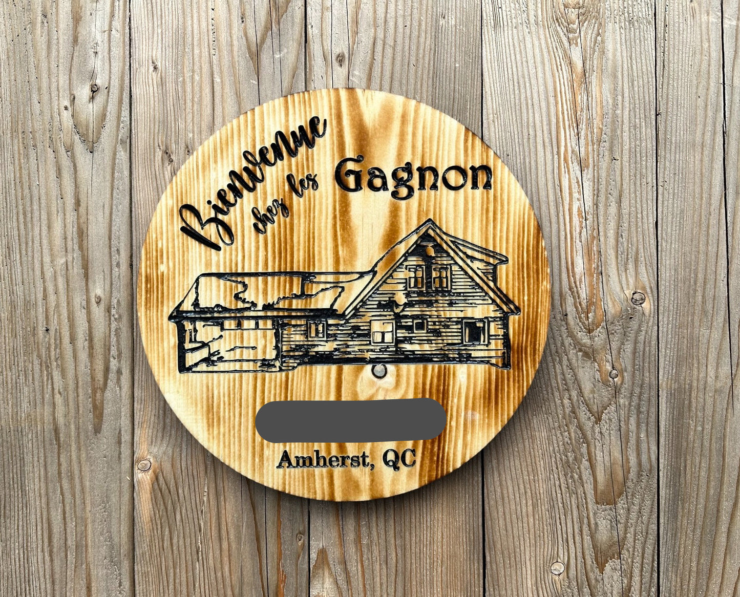 Personalized House Wood Sign | Turn A Picture of Your Own House Into a Wood Sign | Cottage | Cabin | Barn | Farmhouse | Mansion | Shed