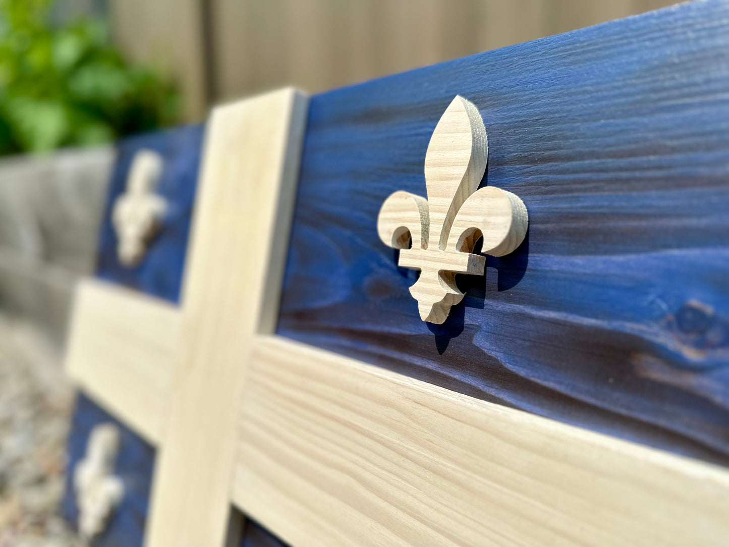 Drapeau du Québec en bois 3D | Rapport officiel | Fleur de Lys | Montréal | Gatineau | QC | Province | Canada