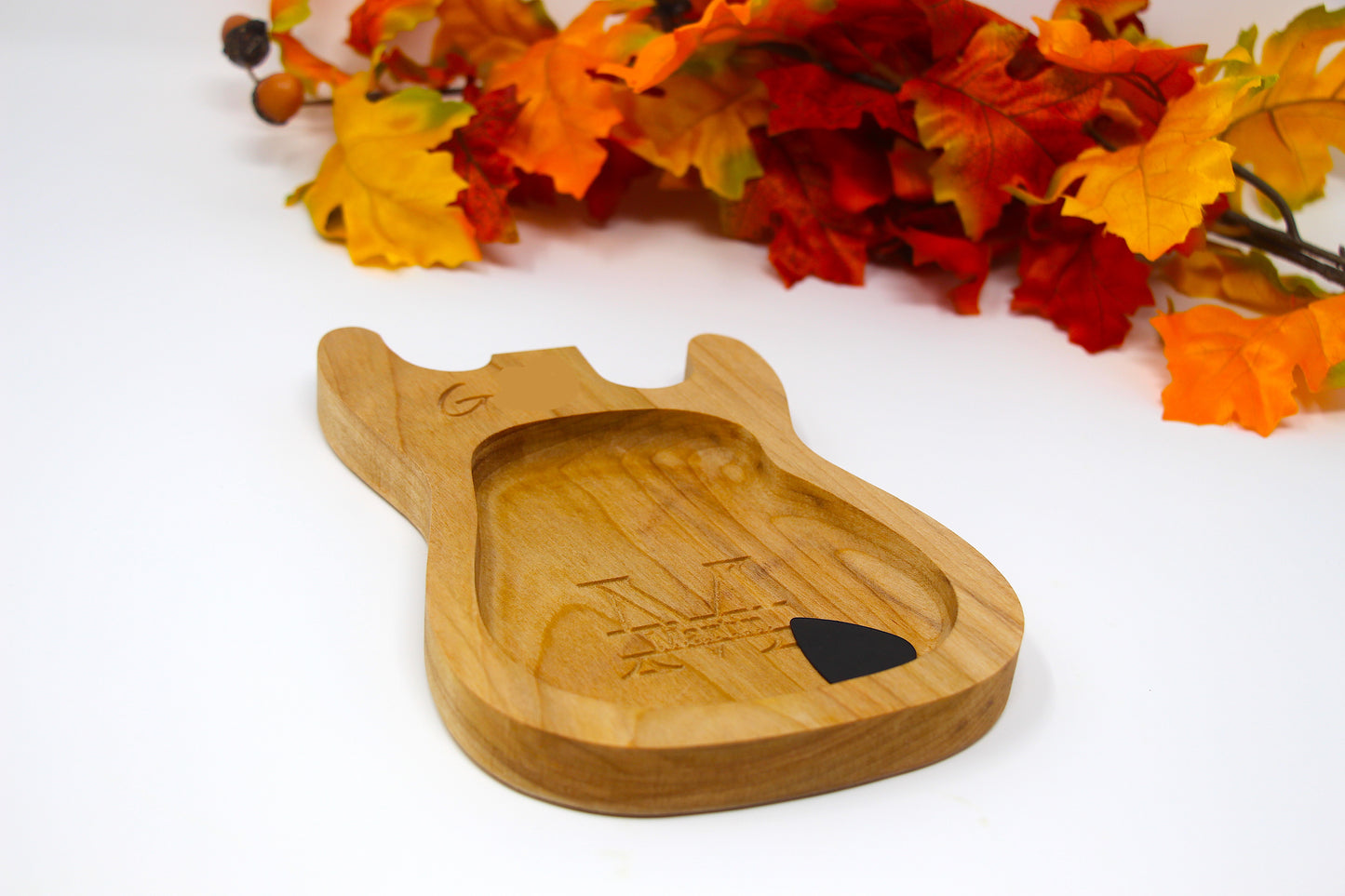 Personalized Guitar Catchall Tray | Maple | Cherry | Walnut