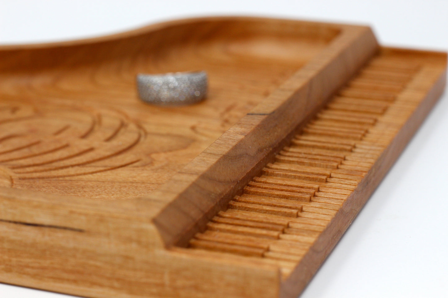 Personalized Piano Catchall Tray | 88 keys | Maple | Cherry | Walnut