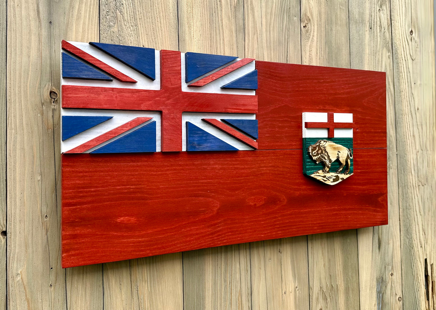 Drapeaux provinciaux canadiens en bois 3D | Déstockage | Prêt à expédier | Ontario | Manitoba | Québec | Alberta | Nouvelle-Écosse | Saskatchewan | Colombie-Britannique | Terre-Neuve-et-Labrador