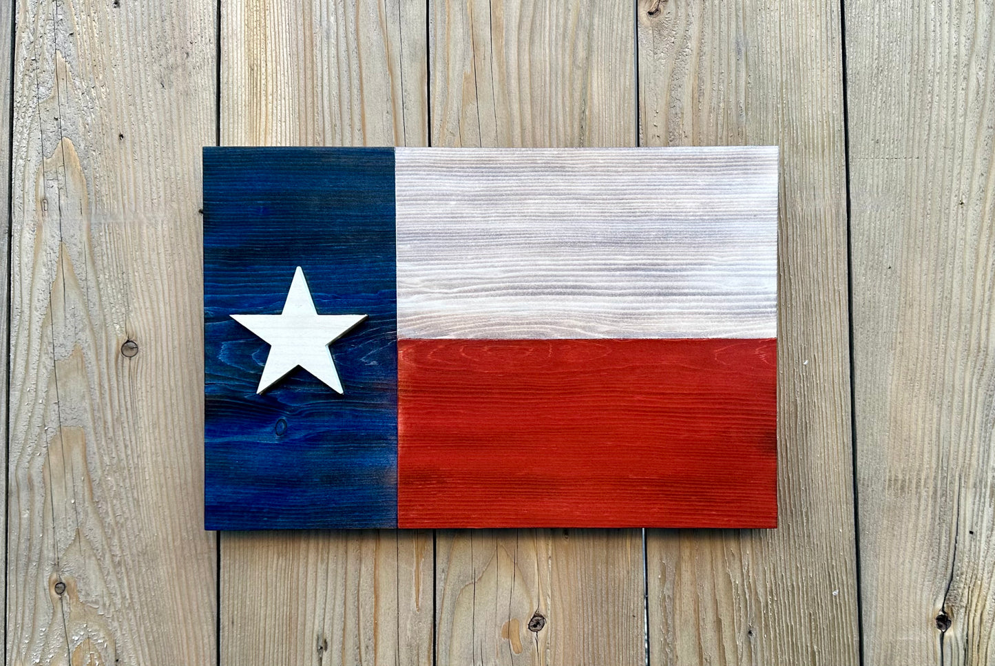 3D Wooden Texas Flag | Official Ratio | Houston | San Antonio | Dallas | Austin | Fort Worth | USA | United States