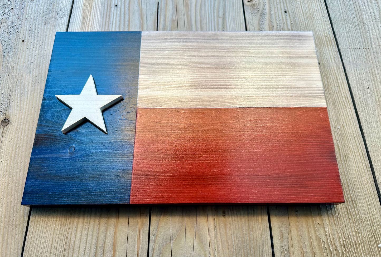 3D Wooden Texas Flag | Official Ratio | Houston | San Antonio | Dallas | Austin | Fort Worth | USA | United States