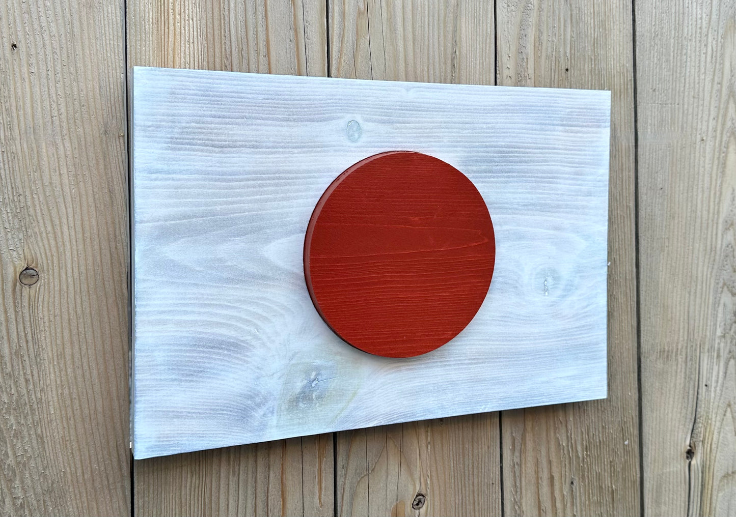 3D Wooden Japan Flag | Official Ratio | Tokyo | Yokohama | Osaka | Nagoya | Sapporo