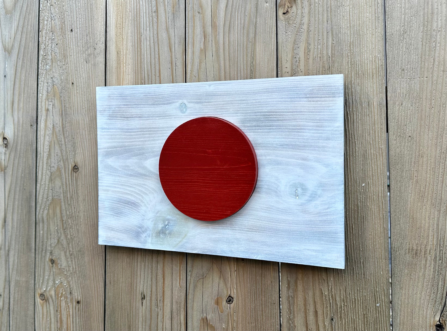 3D Wooden Japan Flag | Official Ratio | Tokyo | Yokohama | Osaka | Nagoya | Sapporo