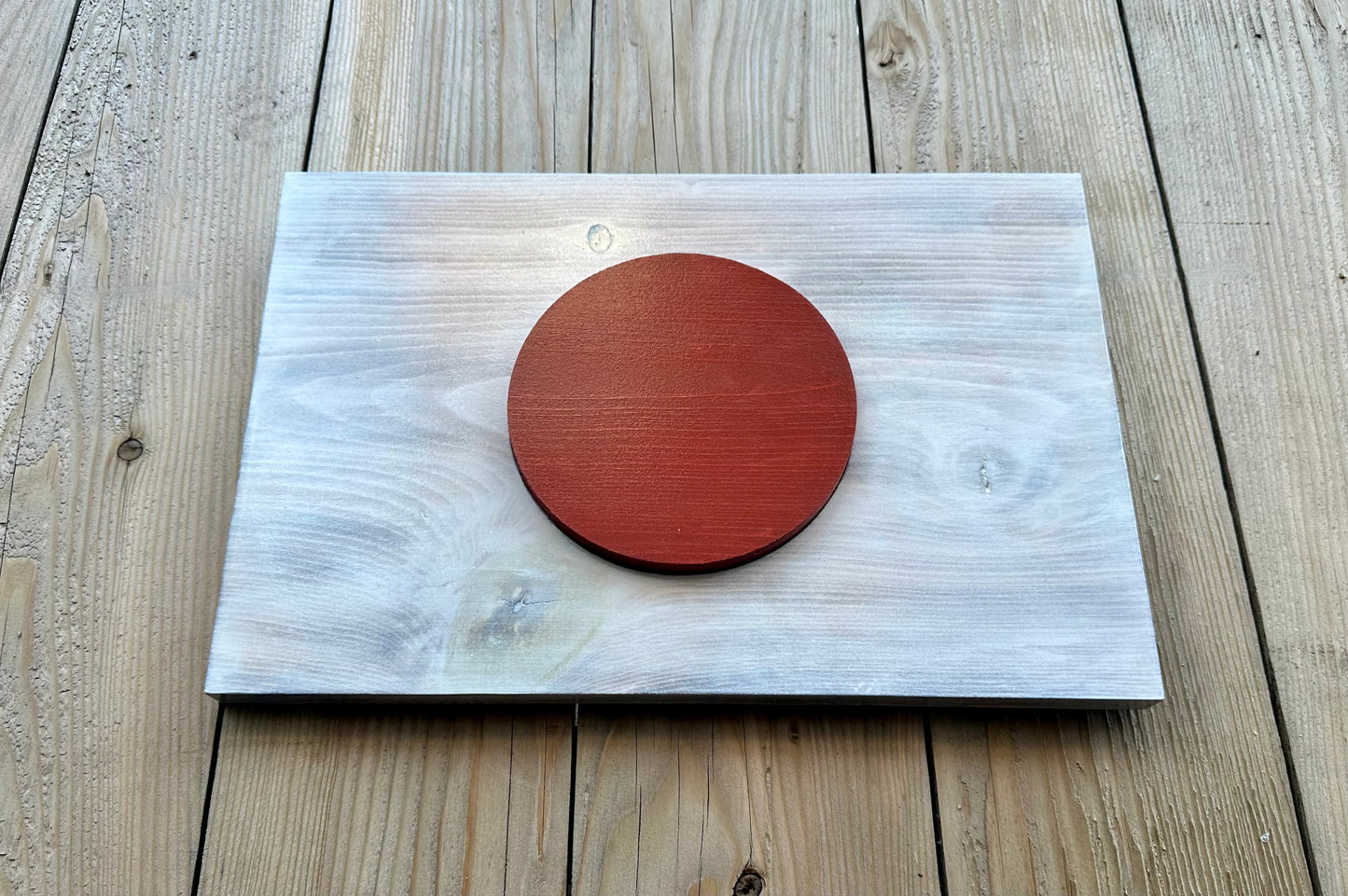 3D Wooden Japan Flag | Official Ratio | Tokyo | Yokohama | Osaka | Nagoya | Sapporo