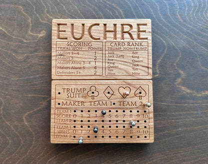 Jeu de cribbage classique | Pliable | Format voyage | Portable | Rangement intégré | Piquets métalliques | Personnalisé | Votre logo | Bois dur de qualité supérieure
