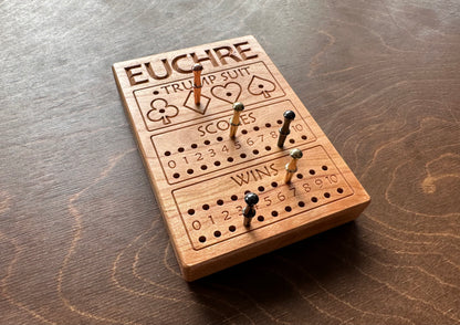 Jeu de cribbage classique | Pliable | Format voyage | Portable | Rangement intégré | Piquets métalliques | Personnalisé | Votre logo | Bois dur de qualité supérieure