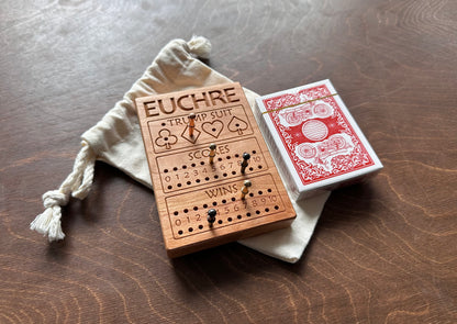 Jeu de cribbage classique | Pliable | Format voyage | Portable | Rangement intégré | Piquets métalliques | Personnalisé | Votre logo | Bois dur de qualité supérieure