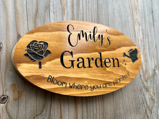 Personalized Wood Sign | Carved | Cottage | House | Camp | Farm | Cabin | Lake | Beach | Garden | Number | Backyard | Patio | Pool