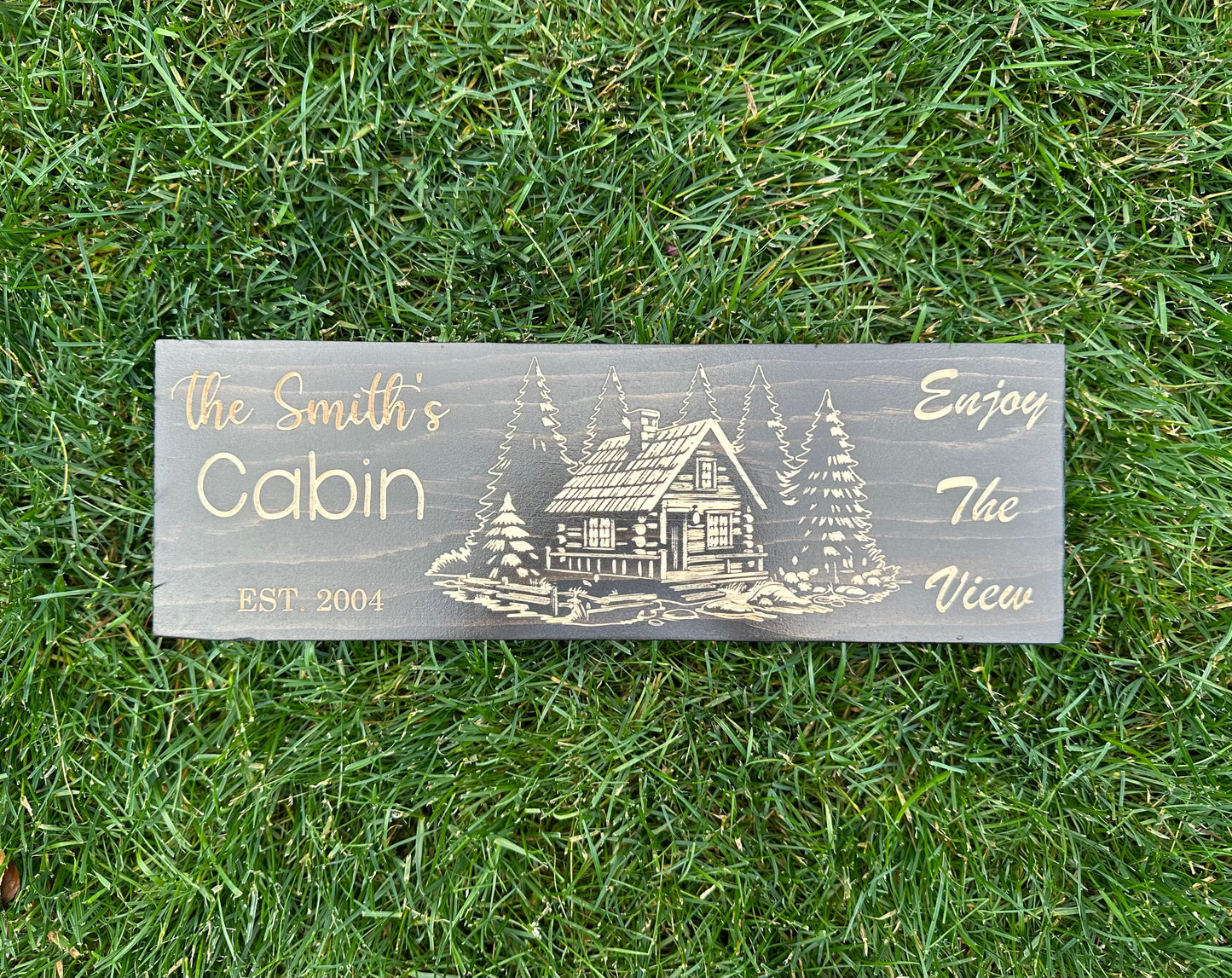 Personalized Wood Sign | Carved | Cottage | House | Camp | Farm | Cabin | Lake | Beach | Garden | Number | Backyard | Patio | Pool