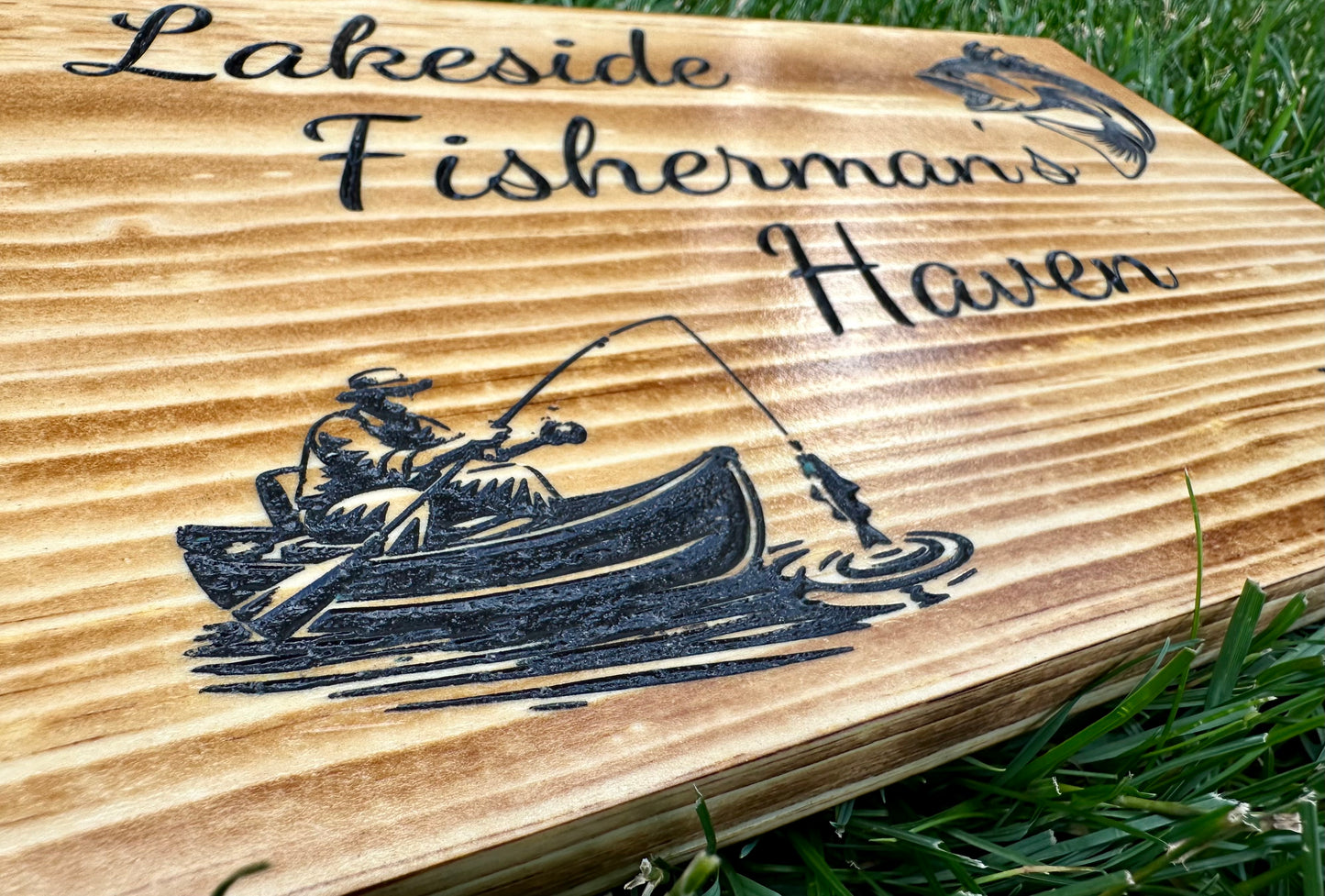 Personalized Wood Sign | Carved | Cottage | House | Camp | Farm | Cabin | Lake | Beach | Garden | Number | Backyard | Patio | Pool