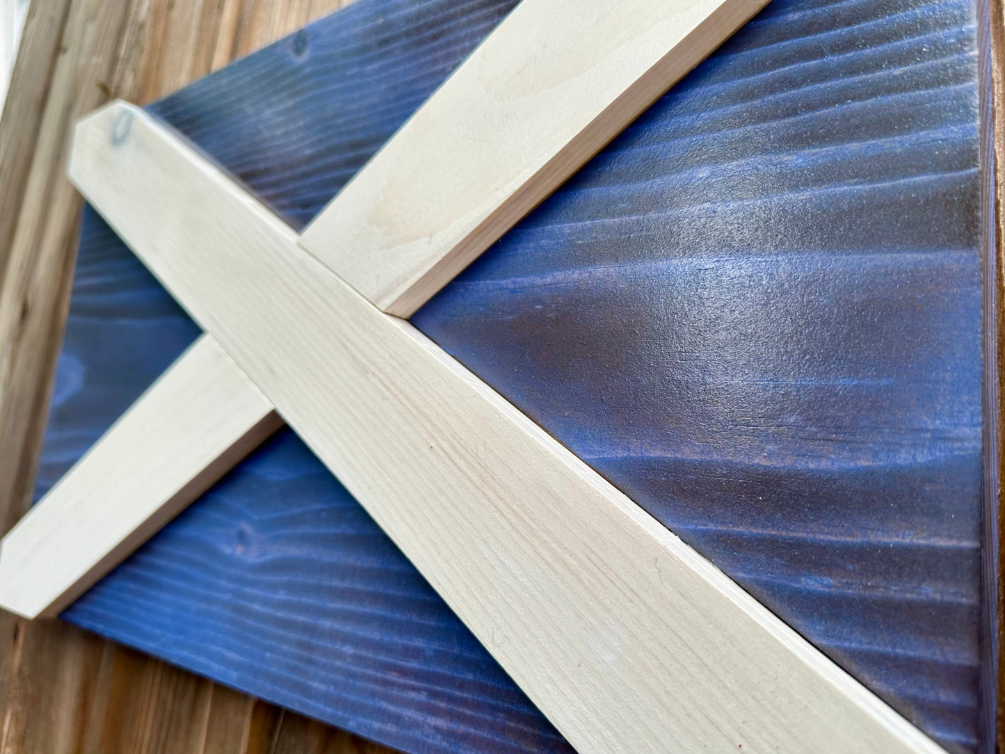 3D Wooden Scotland Flag | Glasgow | Edinburgh | Aberdeen | Dundee | United Kingdom | Great Britain