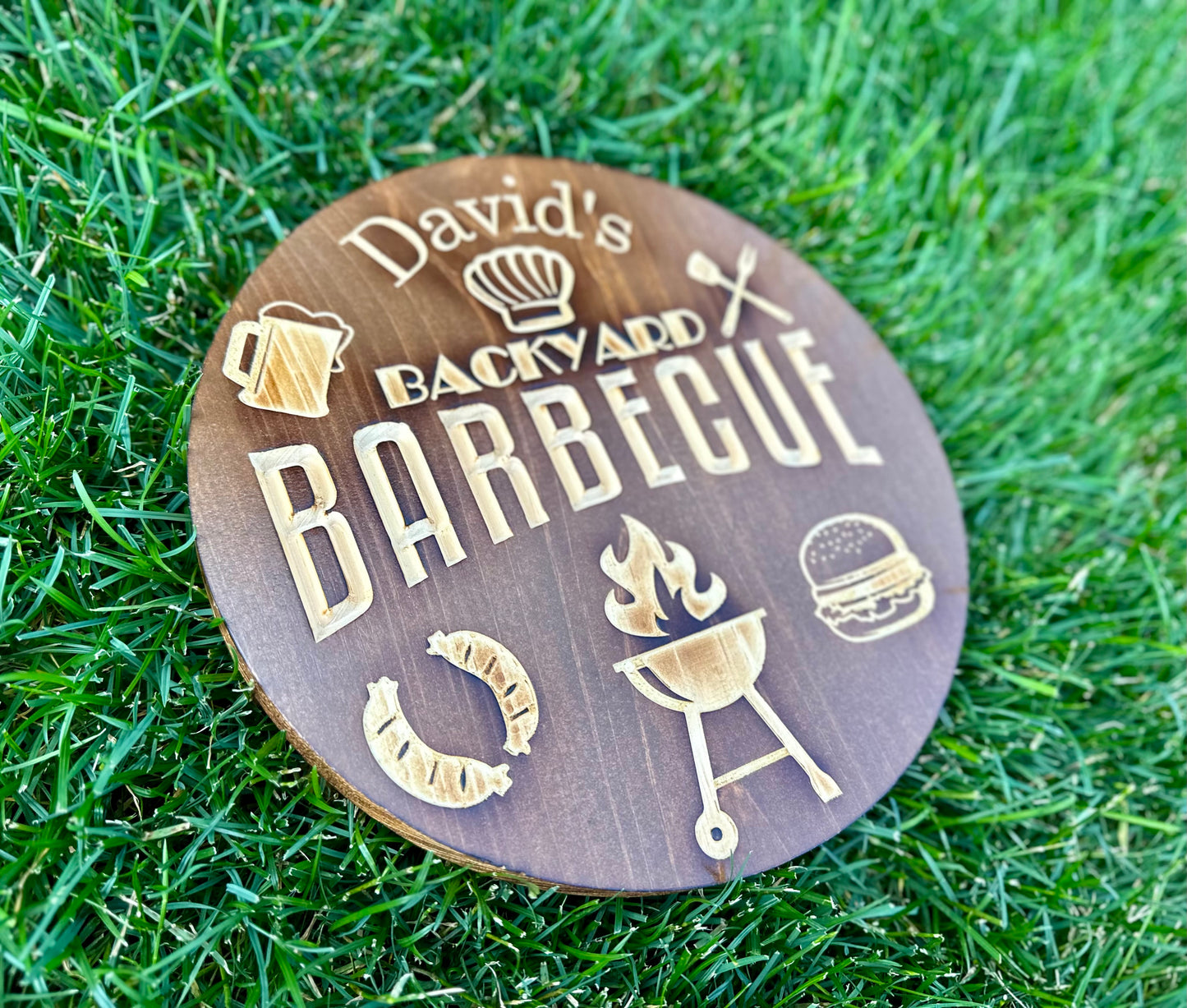 Personalized Wood Sign | Carved | Cottage | House | Camp | Farm | Cabin | Lake | Beach | Garden | Number | Backyard | Patio | Pool