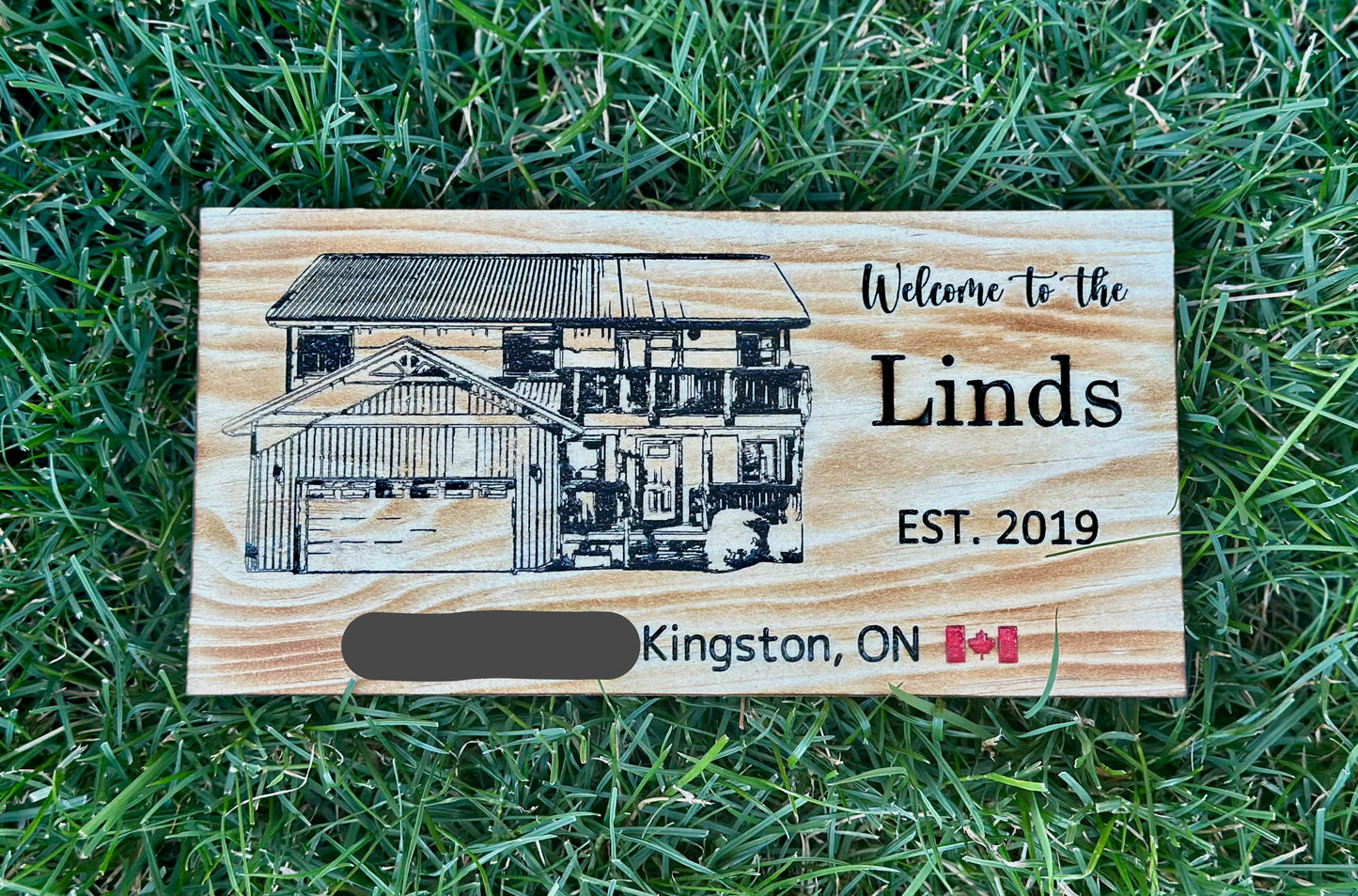 Personalized House Wood Sign | Turn A Picture of Your Own House Into a Wood Sign | Cottage | Cabin | Barn | Farmhouse | Mansion | Shed