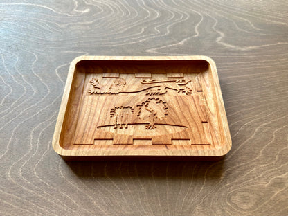Prince Edward Island Flag Hardwood Catchall Tray | Maple | Cherry | Walnut | Charlottetown | Canada