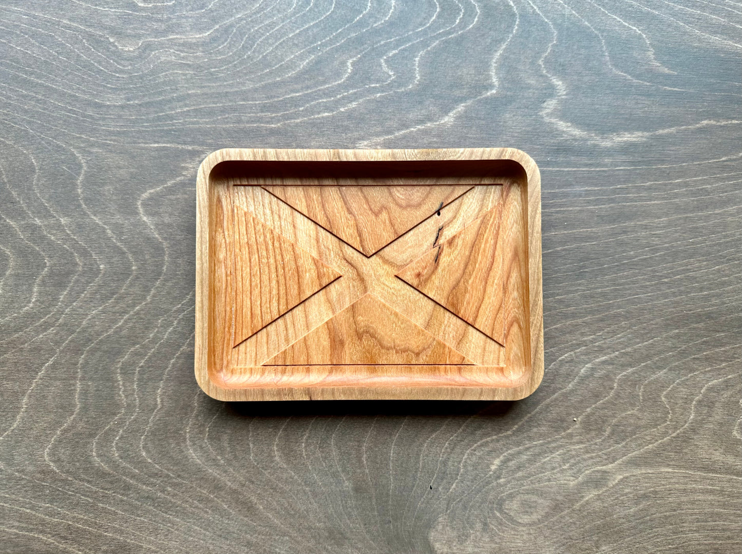 Alabama State Flag Hardwood Catchall Tray | Trivet | Serving Board | Charcuterie | Maple | Cherry | Walnut | Birmingham | Montgomery | AL