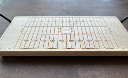 Canadian Football Field Charcuterie Board | Cutting Board | Serving Cheese Board | Own Logo | Maple | Cherry | Walnut | Custom | Personalized