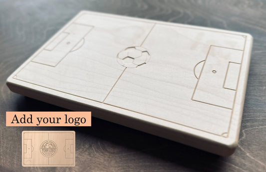 Soccer Field Charcuterie Board | Cutting Board | Serving Cheese Board | Own Logo | Maple | Cherry | Walnut | Custom | Personalized