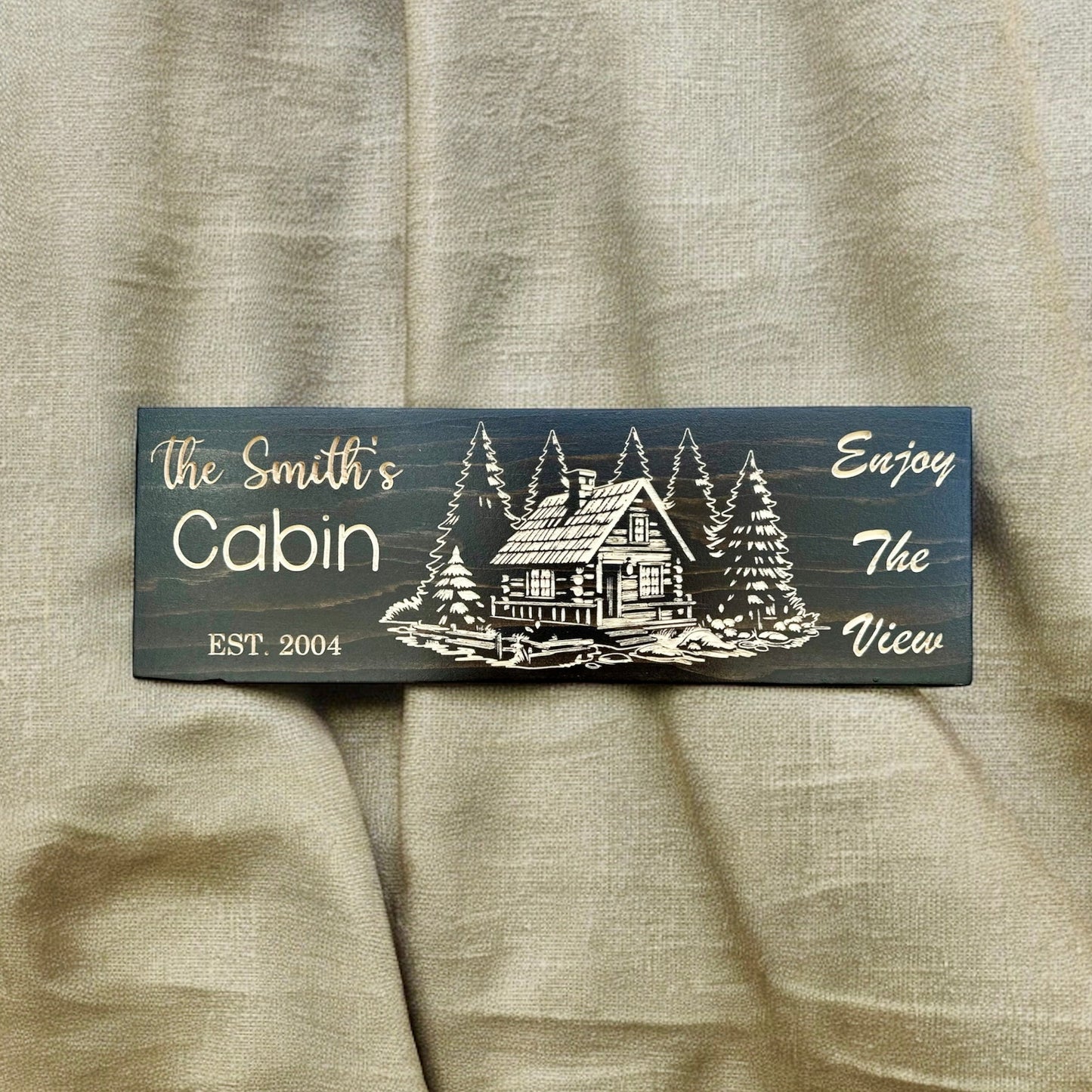 Personalized Wood Sign | Carved | Cottage | House | Camp | Farm | Cabin | Lake | Beach | Garden | Number | Backyard | Patio | Pool